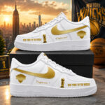 Custom Name New York Knicks 2026 Finals Champions Air Force 1 Shoes Sneakers Version 2 for Basketball Fans