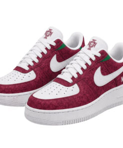 Custom Name Portugal National Football Team World Cup 2026 Graphic Air Force 1 Shoes Sneakers for Soccer Fans