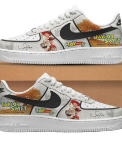 Custom Name Taylor Swift X Toy Story 5 Original Song 2026 Version 3 Graphic Air Force 1 Shoes Sneakers for Music Fans