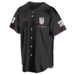 Custom Name USA Global Soccer Event 2026 Patriotic Eagle America 250 Black Baseball Jersey for Soccer Fans