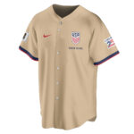 Custom Name USA Global Soccer Event 2026 Patriotic Eagle America 250 Sand Baseball Jersey for Soccer Fans