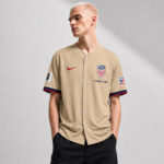 Custom Name USA Global Soccer Event 2026 Patriotic Eagle America 250 Sand Baseball Jersey for Soccer Fans