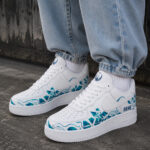 Custom Name Uzbekistan Global Soccer Event 2026 Air Force 1 Shoes Sneakers for Soccer Fans
