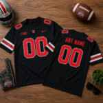 Custom Name and Number Ohio State Buckeyes 2026 New Season Football Jersey for College Football Fans
