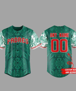 Custom Name and Number San Diego Padres Mexican Heritage Night 2026 Baseball Jersey for Baseball Fans