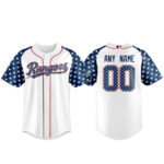 Custom Name and Number Texas Rangers America’s 250th 2026 Baseball Jersey for Baseball Fans