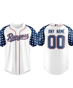 Custom Name and Number Texas Rangers America's 250th 2026 Baseball Jersey for Baseball Fans