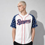 Custom Name and Number Texas Rangers America’s 250th 2026 Baseball Jersey for Baseball Fans