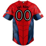 Custom Name and Number Toronto Blue Jays x Spider-Man Night 2026 Baseball Jersey for Baseball and Spider-Man Fans