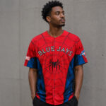 Custom Name and Number Toronto Blue Jays x Spider-Man Night 2026 Baseball Jersey for Baseball and Spider-Man Fans
