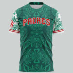 Custom Number San Diego Padres Mexican Heritage 2026 Graphic Shirt for Baseball Fans