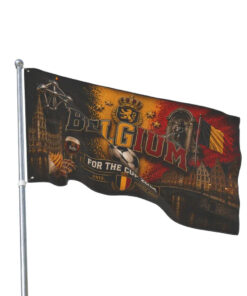 Global Soccer Event 2026 Belgium Soccer Flag