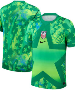 Green USWNT 2026 Stadium Goalkeeper Soccer Jersey for Soccer Fans