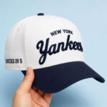 Jalen Brunson New York Yankees Knicks In 5 2026 Graphic Hat for Basketball Fans