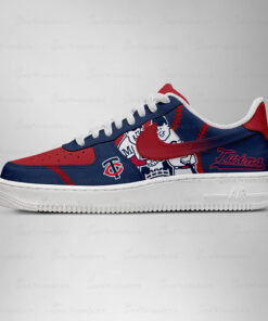 Minnesota Twins Major League Baseball Version 2026 Graphic Air Force 1 Shoes Sneakers for Baseball Fans