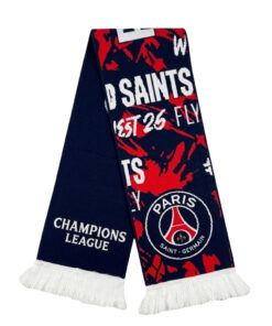 Paris Saint Germain Champions League Fan Graphic Scarf for Soccer Fans