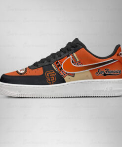 San Francisco Giants Major League Baseball Version 2026 Graphic Air Force 1 Shoes Sneakers for Baseball Fans