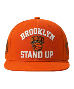 Spike Lee 2026 Finals Game 2 Brooklyn Stand Up Knicks Graphic Hat for Basketball Fans