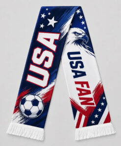 USA Global Soccer Event 2026 Graphic Scarf for Soccer Fans