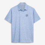 Unisex 126th U.S. Open Shinnecock Hills 2026 Light Blue Splatter Polo Shirt for Golf Fans