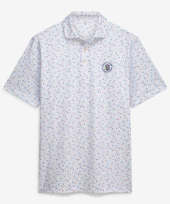 Unisex 126th U.S. Open Shinnecock Hills 2026 White Performance Polo Shirt for Golf Fans