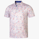 Unisex 4th Of July Patriotic Stars 2026 Graphic Polo Shirt for American Pride Fans