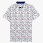 Unisex All-American Cookout 2026 Graphic Polo Shirt for American Pride Fans