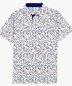 Unisex All-American Cookout 2026 Graphic Polo Shirt for American Pride Fans