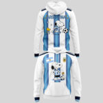 Unisex Argentina National Soccer Snoopy And Woodstock 2026 Graphic Shirt for Soccer Fans