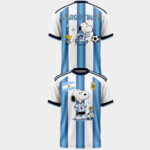 Unisex Argentina National Soccer Snoopy And Woodstock 2026 Graphic Shirt for Soccer Fans