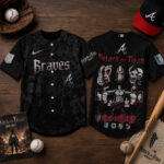 Unisex Atlanta Braves Attack on Titan 2026 Baseball Jersey for Baseball and Anime Fans