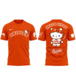 Unisex Baltimore Orioles 2026 Hello Kitty Night Graphic Shirt for Baseball Fans