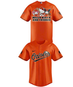 Unisex Baltimore Orioles Hello Kitty and Friends Night 2026 Baseball Jersey for Baseball and Hello Kitty Fans