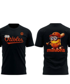Unisex Baltimore Orioles Minions Night 2026 Graphic Shirt for Baseball and Minions Fans