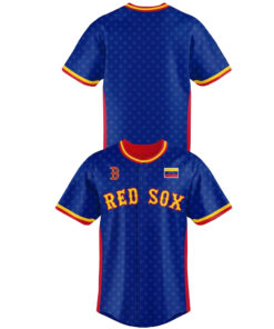 Unisex Boston Red Sox x Venezuelan Heritage 2026 Baseball Jersey for Baseball Fans and Venezuelan Heritage Supporters