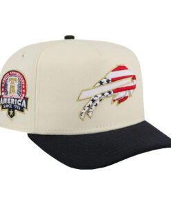 Unisex Buffalo Bills America 250th Anniversary Since 1776 Patriotic Graphic Hat for Baseball Fans