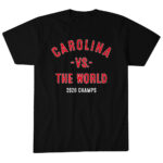 Unisex Carolina Hockey vs. The World 2026 Champs Graphic Shirt for Hockey Fans