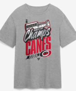 Unisex Carolina Hurricanes 2026 Stanley Cup Champions Locker Room Canes Graphic Shirt for Hockey Fans