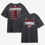 Unisex Carolina Hurricanes 2026 Stanley Cup Champions Schedule Graphic Shirt for Hockey Fans