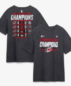 Unisex Carolina Hurricanes 2026 Stanley Cup Champions Schedule Graphic Shirt for Hockey Fans