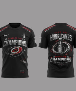 Unisex Carolina Hurricanes 2026 Stanley Cup Final Champions Graphic Shirt for Hockey Fans