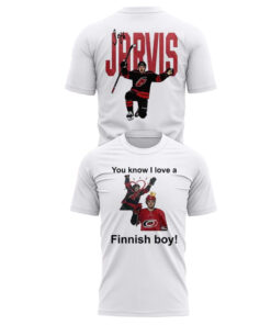 Unisex Carolina Hurricanes 2026 You Know I Love a Finnish Boy Graphic Shirt for Hockey Fans