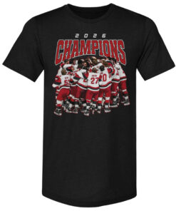 Unisex Carolina Hurricanes Hockey 2026 Champions Celebration Graphic Shirt for Hockey Fans