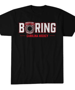 Unisex Carolina Hurricanes Hockey Boring Champs Graphic Shirt for Hockey Fans