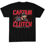 Unisex Carolina Hurricanes Jordan Staal Captain Clutch Graphic Shirt for Hockey Fans