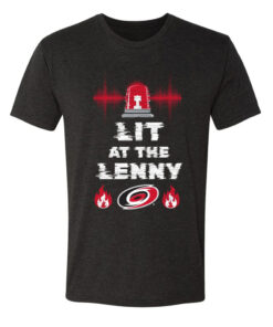 Unisex Carolina Hurricanes Rinky Lit At The Lenny Graphic Shirt for Hockey Fans