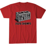 Unisex Carolina Hurricanes Rod Brind’Amour Trust In Rod 2026 Champs Graphic Shirt for Hockey Fans