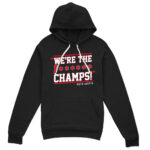 Unisex Carolina Hurricanes Seth Jarvis We’re The F Champs Graphic Shirt for Hockey Fans