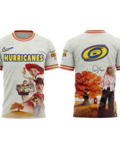 Unisex Carolina Hurricanes Taylor Swift x Toy Story 5 Graphic Shirt for Hockey and Movie Fans
