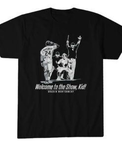 Unisex Chicago White Sox Braden Montgomery Welcome To The Show Kid Graphic Shirt for Baseball Fans